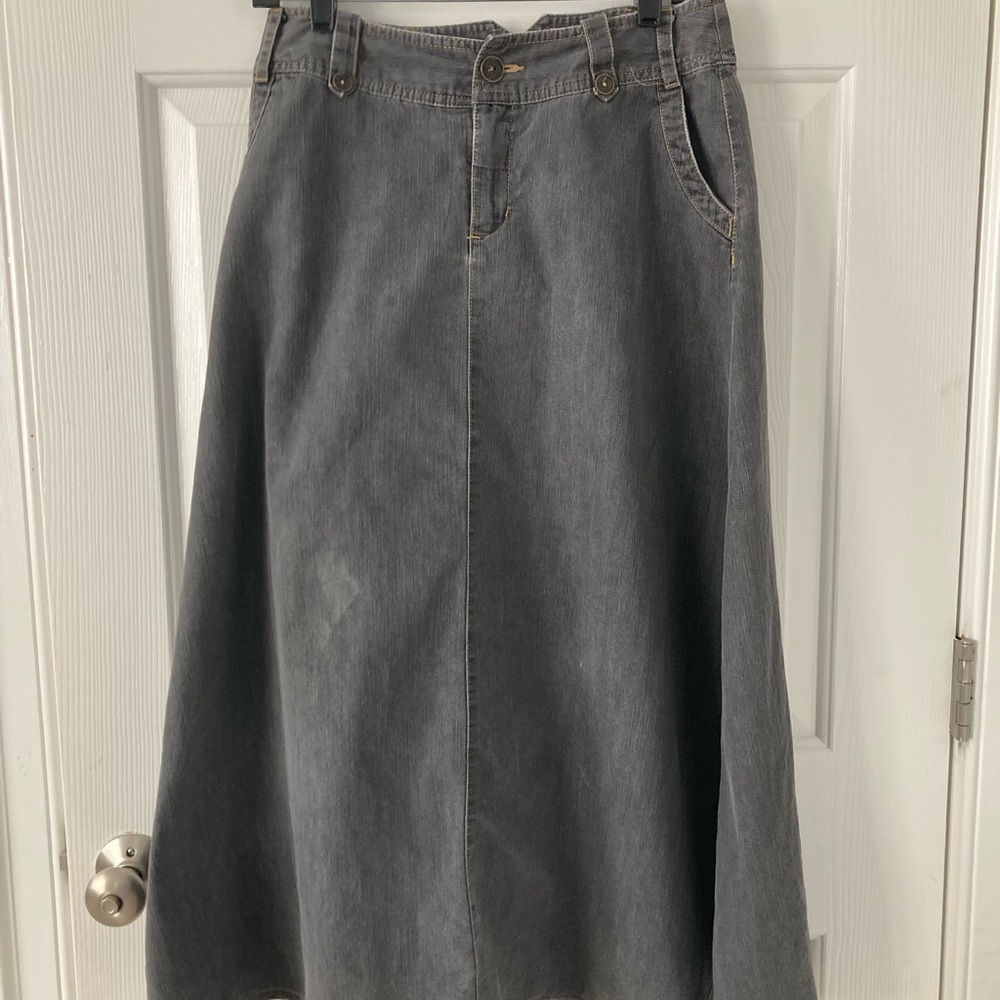Cato Flared Denim Skirt